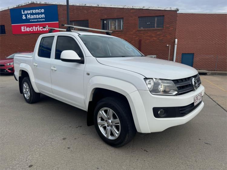 2012 VOLKSWAGEN AMAROK DUAL CAB UTILITY TDI400 TRENDLINE (4x4) 2H MY12